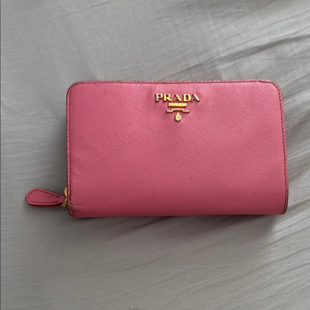 Prada Pink Saffiano Women's Wallet